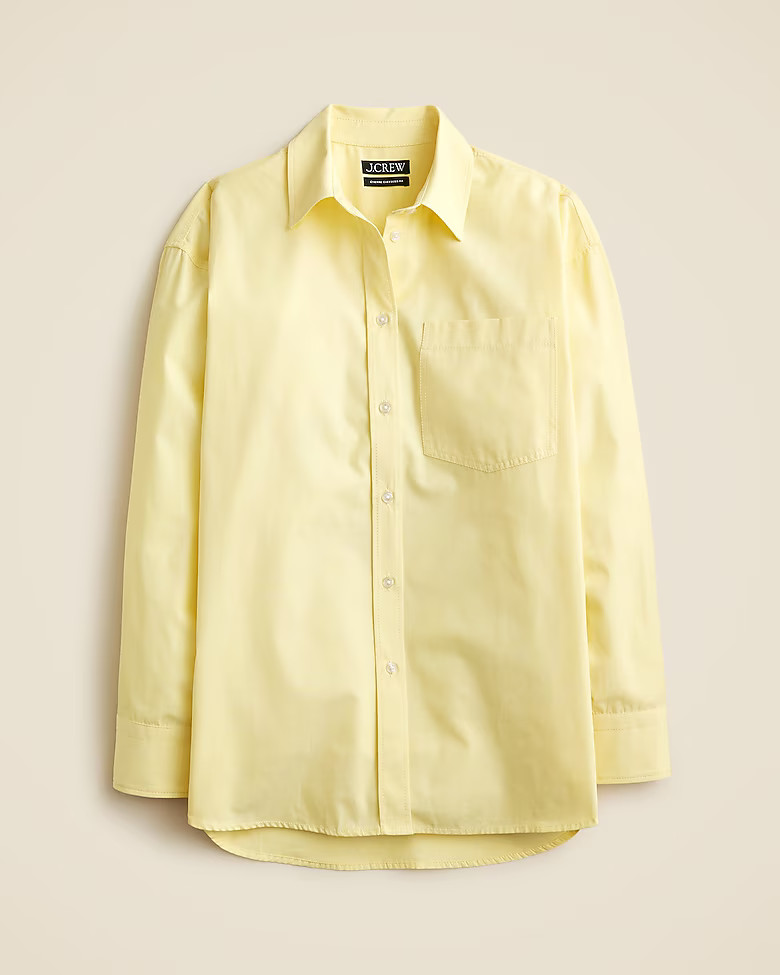 Étienne oversized shirt in lightweight oxford | J. Crew US
