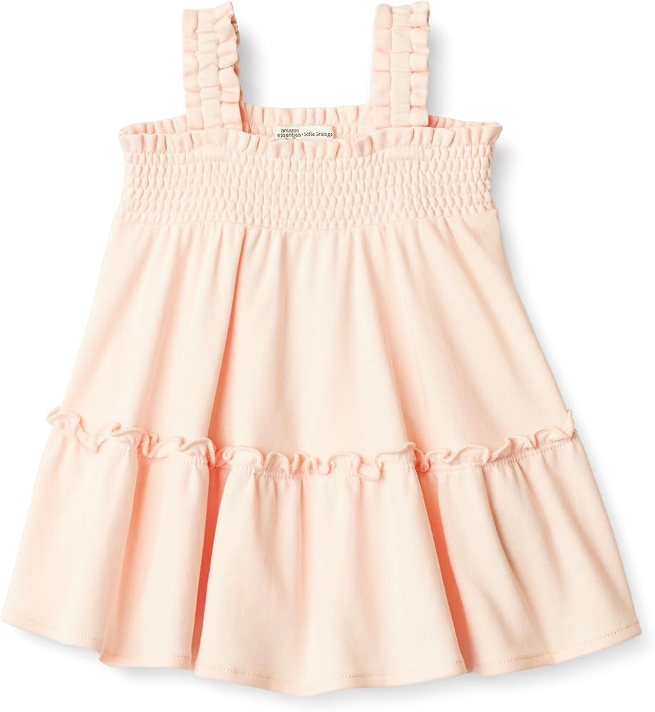 Amazon Essentials x Sofia Grainge Toddlers and Baby Girls' Smocked Cotton Dress | Amazon (US)