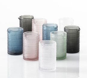 Jupiter Beaded Glass Cocktail Pitcher | Pottery Barn (US)
