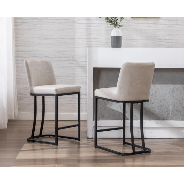 Typhon 24" Counter Stool (Set of 2) | Wayfair Professional
