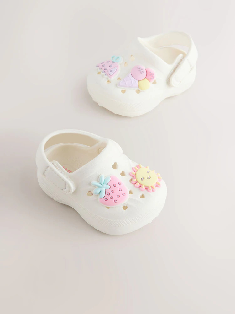 White Bunny Character Baby EVA Clogs (0-24mths) | Next US