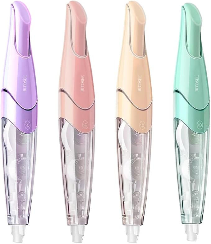 White Out Tape, Retractable White Out Correction Tape, Refillable White Out Pen, Aesthetic Cute W... | Amazon (US)