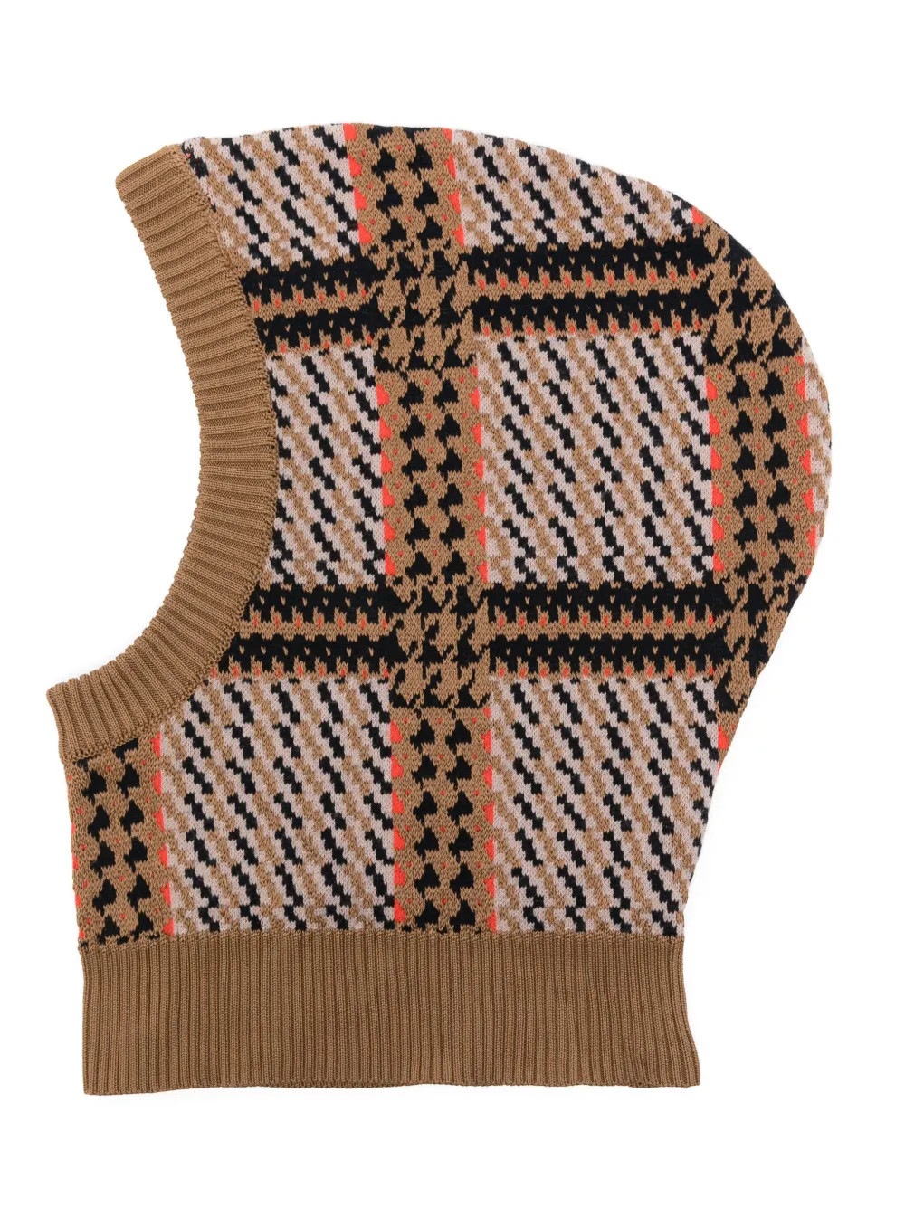 Henrik Vibskov Dusk Checked Balaclava | Brown | FARFETCH | Farfetch Global