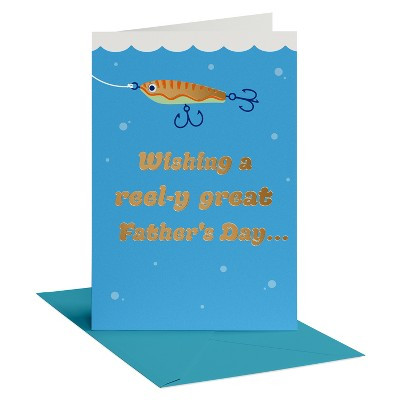 Father's Day Card for Fishing Dad, Tackle Anything, Includes Envelope | Target