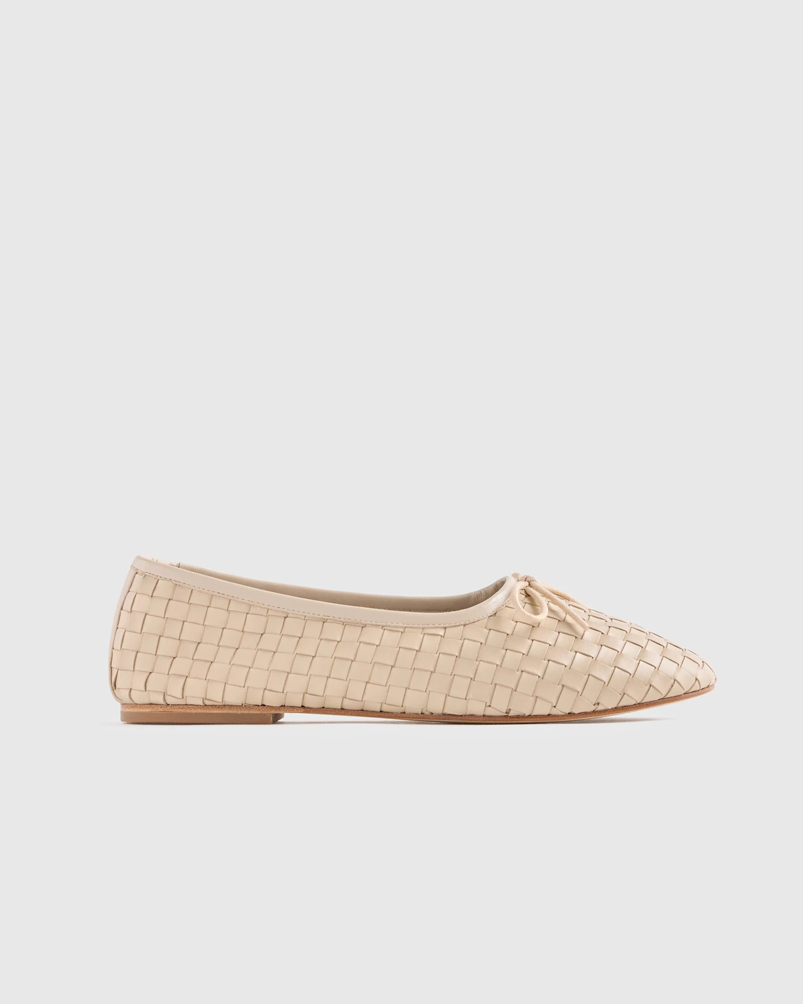 Italian Leather Handwoven Ballet Flat | Quince