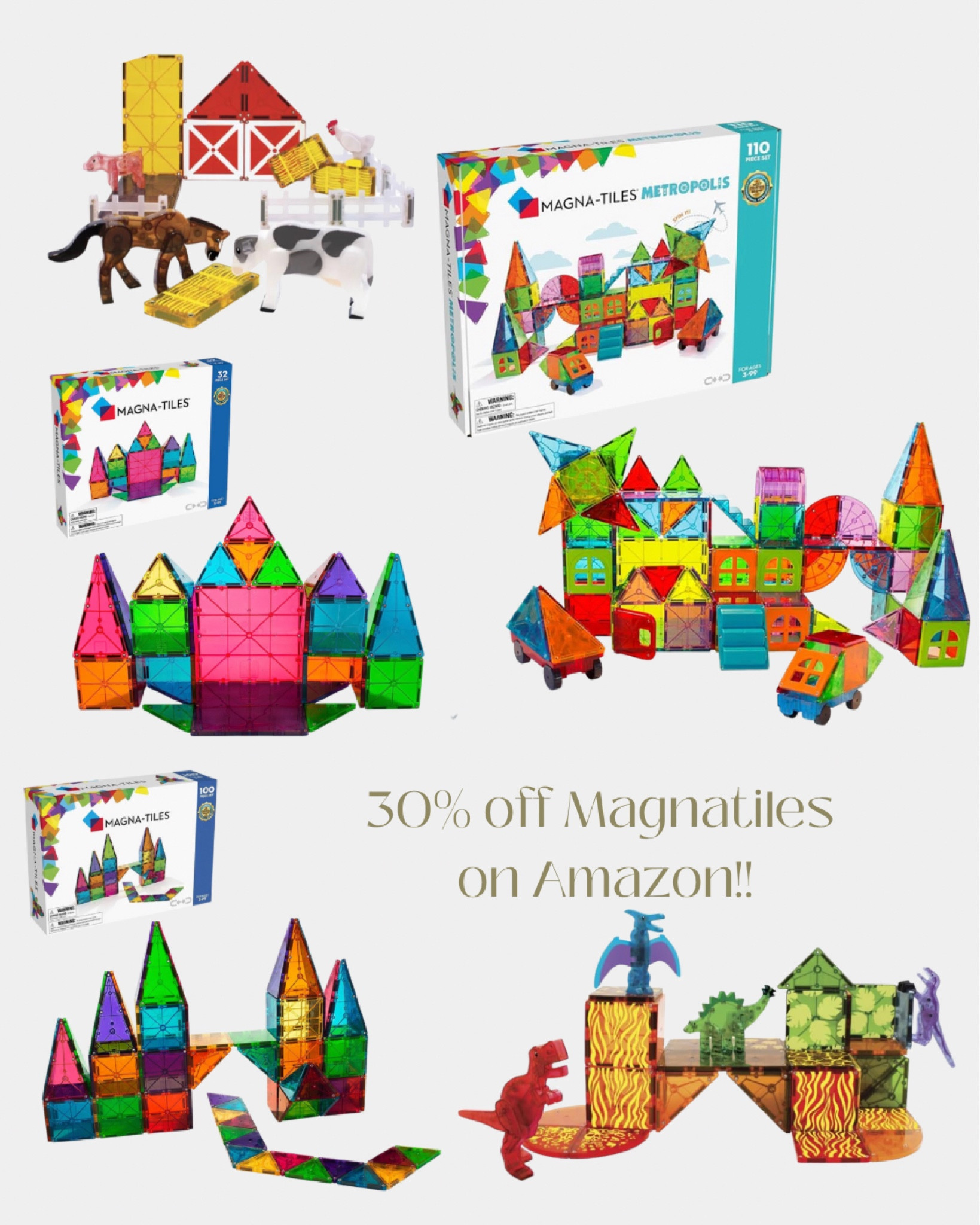 Magnatiles are 30% off on Amazon! One of the most used things we’ve gotten our 3 year old!

Gift ideas from Amazon for toddler boys! 

Toddler gift guide for 2-4 year old

#LTKCyberWeek #LTKkids #LTKGiftGuide