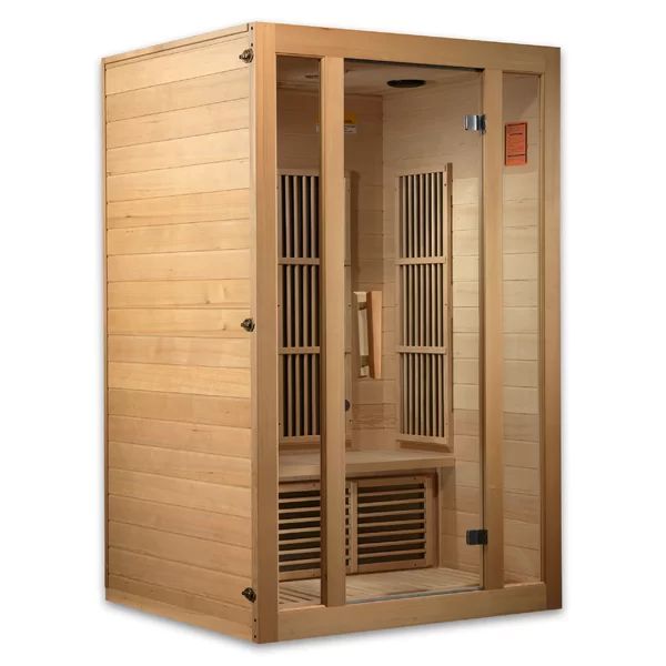 Dynamic Infrared 2 - Person Indoor FAR Infrared Sauna in Hemlock | Wayfair North America