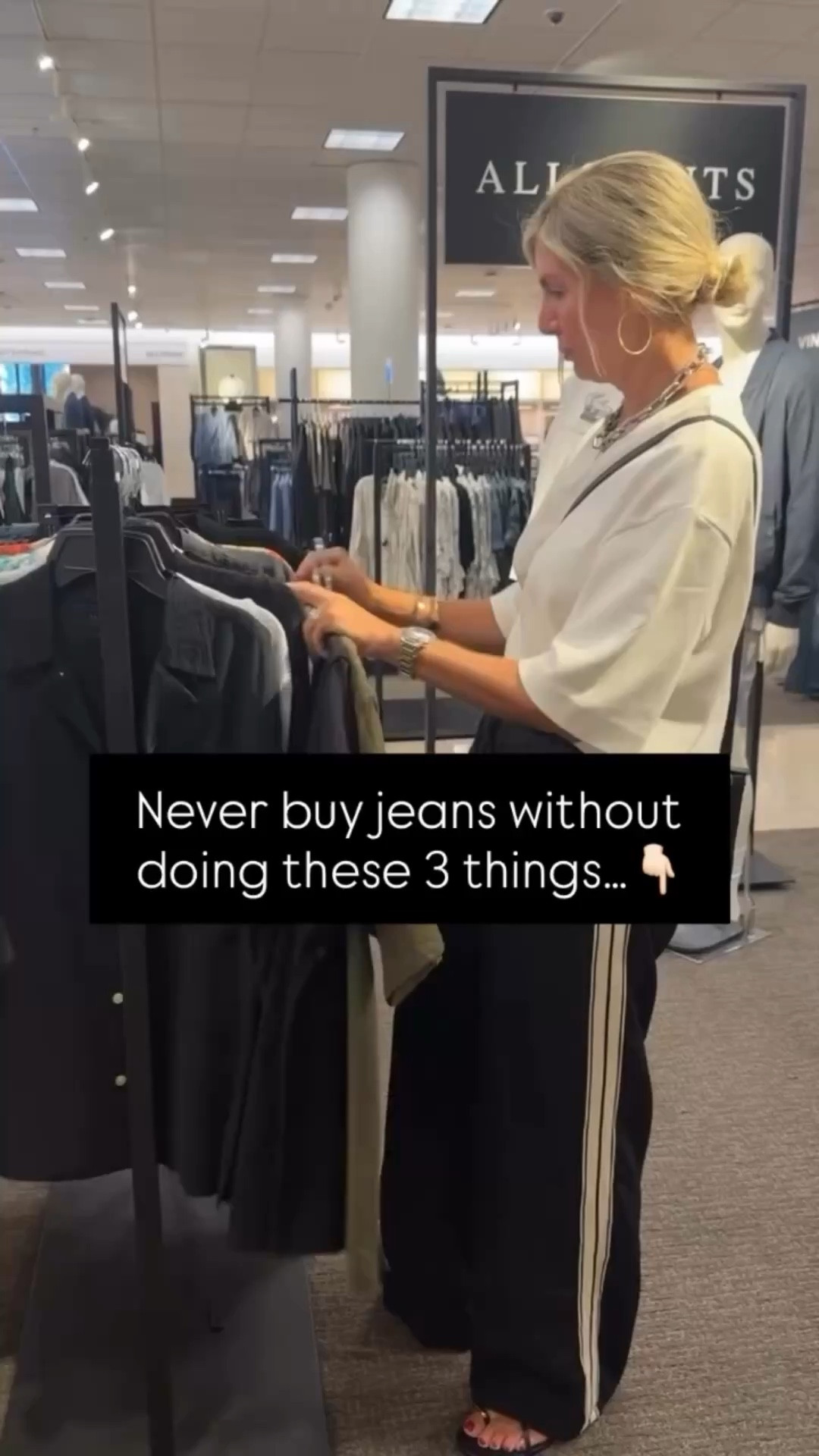 Shopping for jeans can feel like searching for a needle in a haystack 🧵—but it doesn’t have to! 

Here are the 3 things I always tell my clients before they start their search: 
1️⃣ Know your rise: High-rise? Mid-rise? Find the one that flatters your proportions. 
2️⃣ Focus on the fit at the waist and hips: A tailor can handle the rest, but these areas need to feel comfortable and supportive. 
3️⃣ Check the stretch: A good denim blend should have enough stretch to move with you but enough structure to hold its shape. 

Once you follow these, you’ll be well on your way to finding jeans that feel like they were made just for you! 💙 
Ready to ditch the guesswork? Let’s chat about personal shopping and styling services to make denim shopping effortless. 
#NeverBuyJeansWithoutDoingThis #DenimStyleMadeEasy #StyleConfidence #PersonalStyling #NashvilleStyle NashvilleStylist PersonalStylist