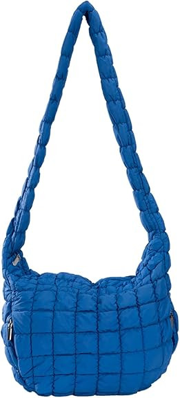 Quilted Puffer Tote Crossbody Bags for Women Bubble Puffy Purse | Amazon (US)
