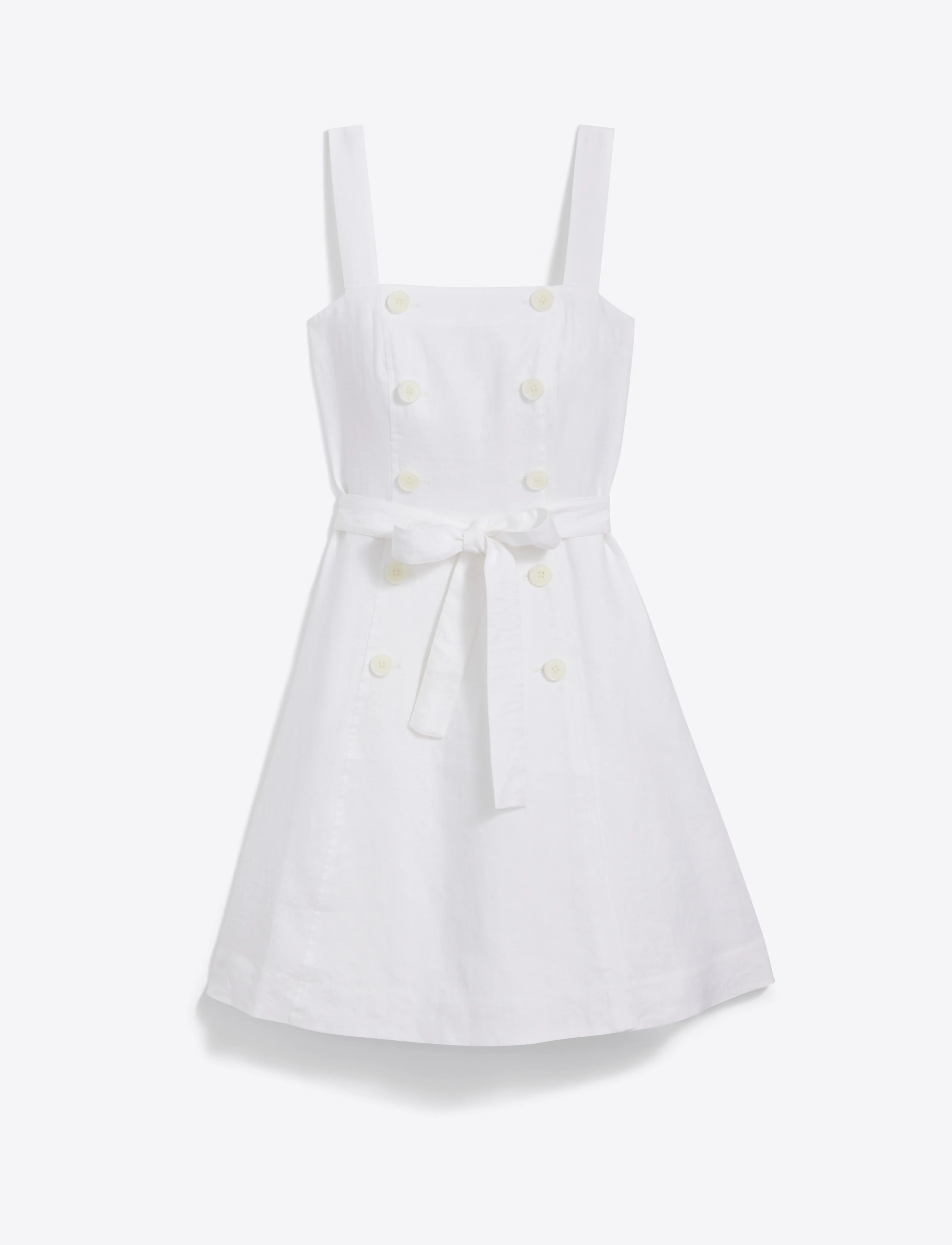 Kylie Love Circle Mini Dress in Linen | Draper James (US)
