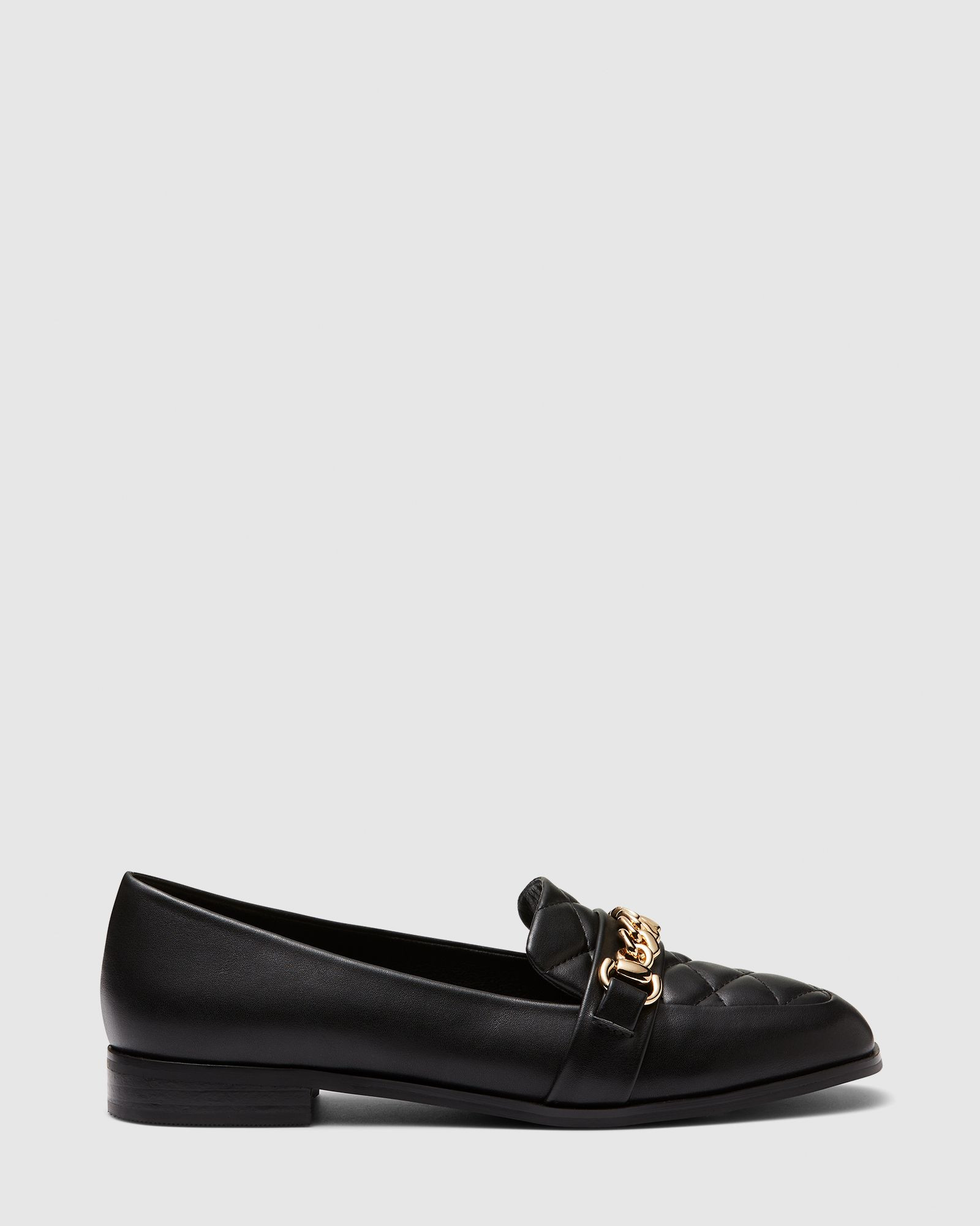 ELVIE Black Quilt | Novo Shoes