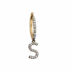 Gigi Pave 14K Huggie | Jennifer Zeuner Jewelry