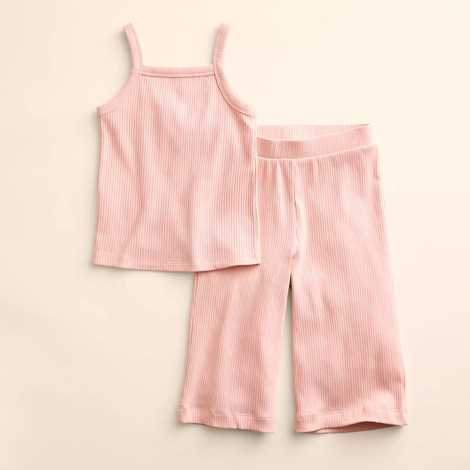 Baby & Toddler Girl Little Co. by Lauren Conrad Ribbed Tank & Pants Set | Kohl's