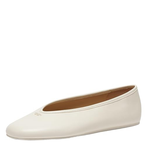 Coach Women's Houston Ballet Flat, Chalk, 8.5 | Amazon (US)