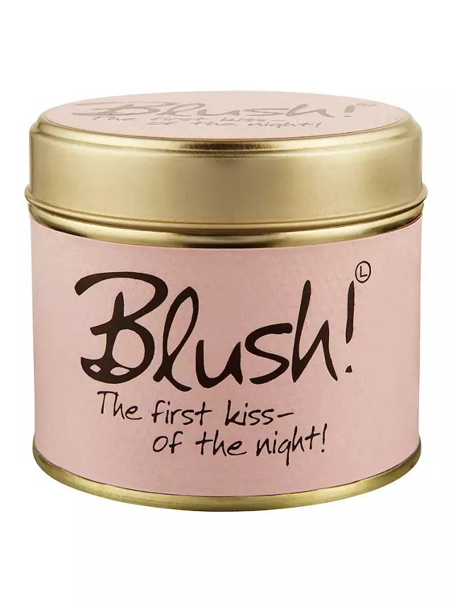Lily-flame Blush Scented Tin Candle, 230g | John Lewis (UK)