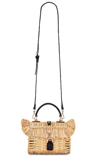 Straw Bag in Natural | Revolve Clothing (Global)