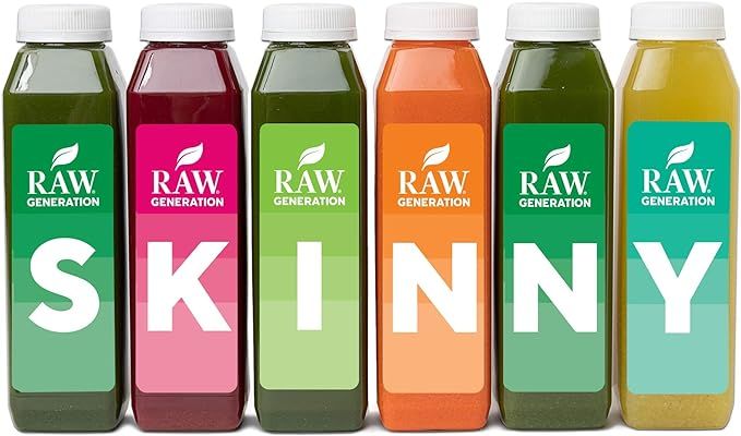 3-Day Skinny Cleanse by Raw Generation® - Best Juice Cleanse to Look and Feel Lighter Quickly/He... | Amazon (US)