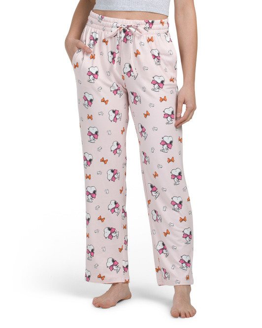 Snoopy Bow Pants | TJ Maxx