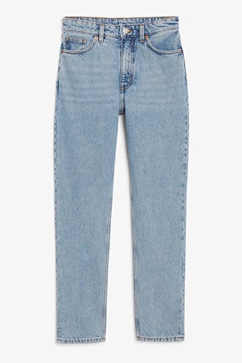 Kimomo mid blue jeans - Still waters blue - Jeans - Monki DE | Monki