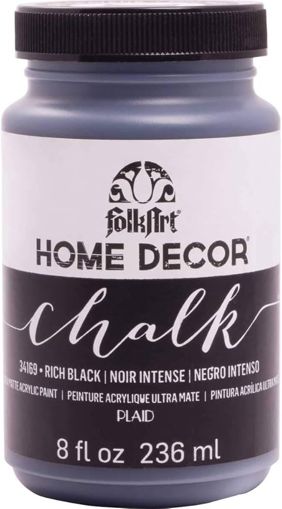 FolkArt 34169 Home Décor Acrylic Chalk Furniture & Craft Paint in Assorted Colors, 8 ounce, Rich... | Amazon (US)