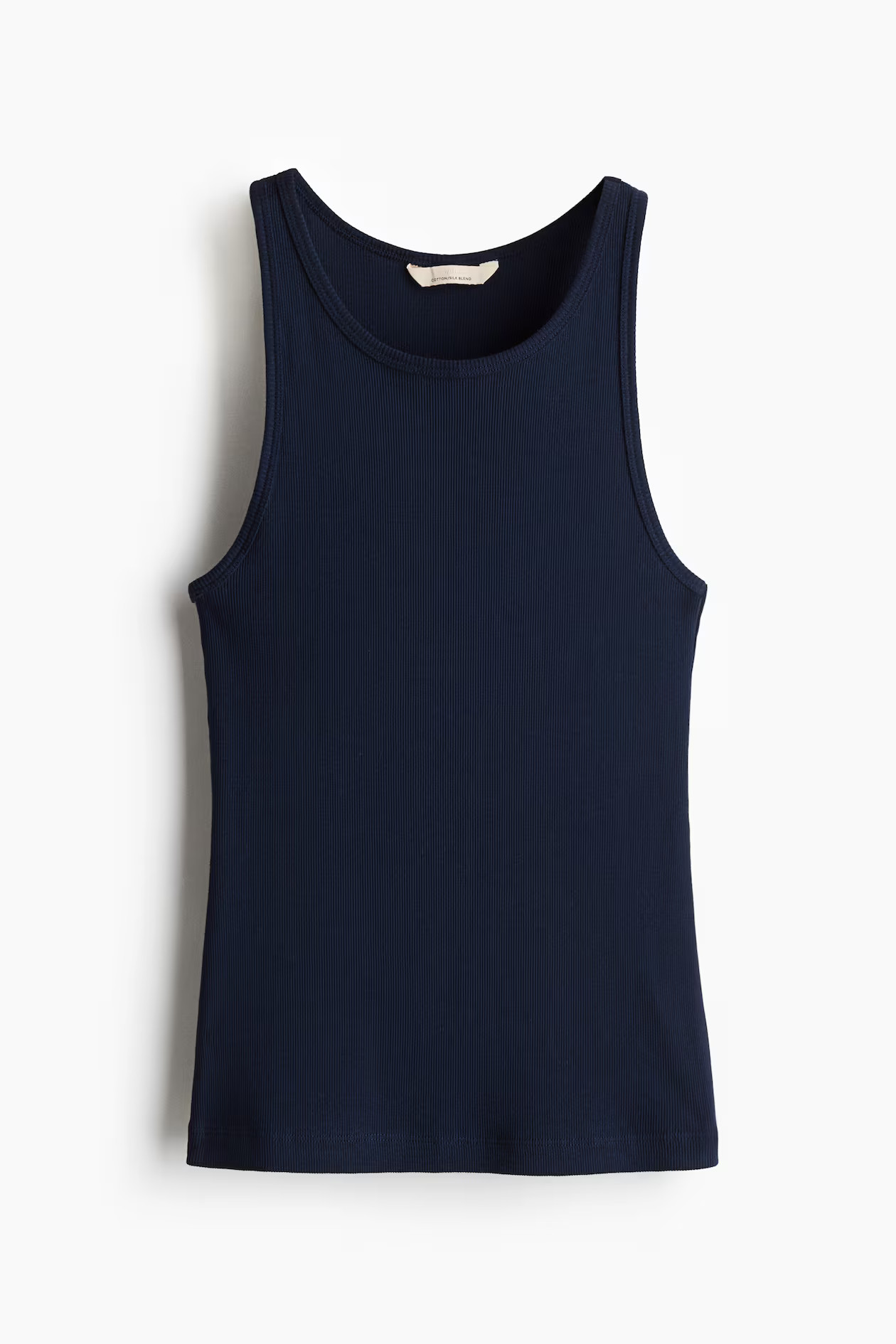 Ribbed silk-blend vest top | H&M (UK, MY, IN, SG, PH, TW, HK)