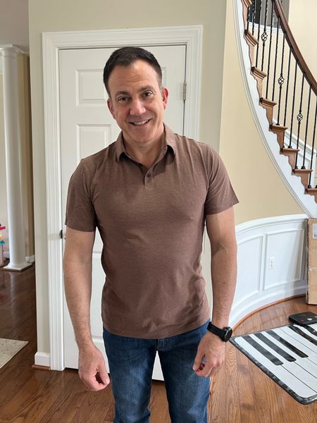 Vuori tech polo
The fabric is so nice. He LOVES this shirt.  It’s quick-drying and moisture-wicking for those longer days in the sun. 
Fits tts - wearing L

#LTKfindsunder100 #LTKmens