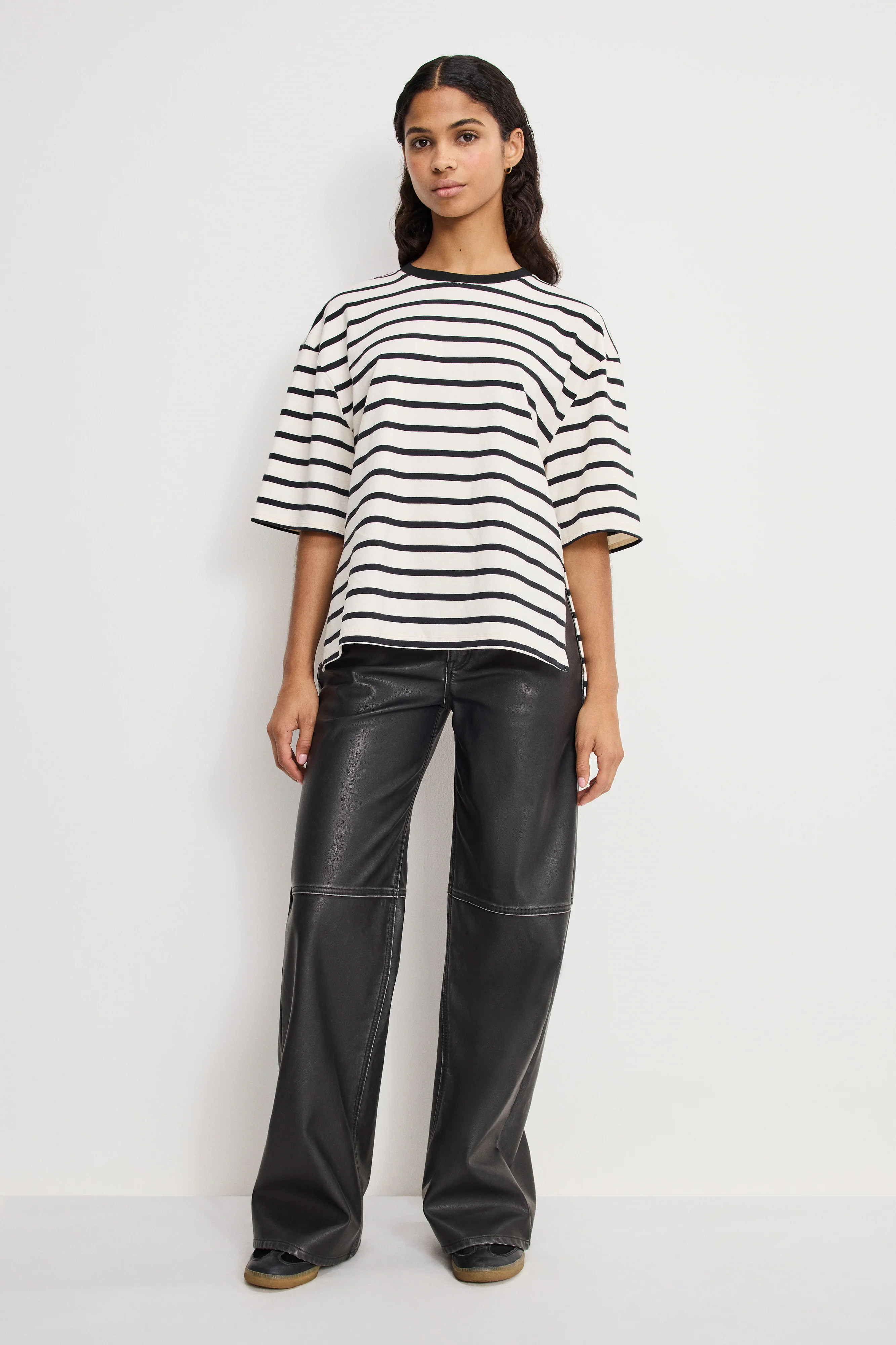 GOOD SKATE FAUX LEATHER PANTS | BLACK001 - GOOD AMERICAN | Good American