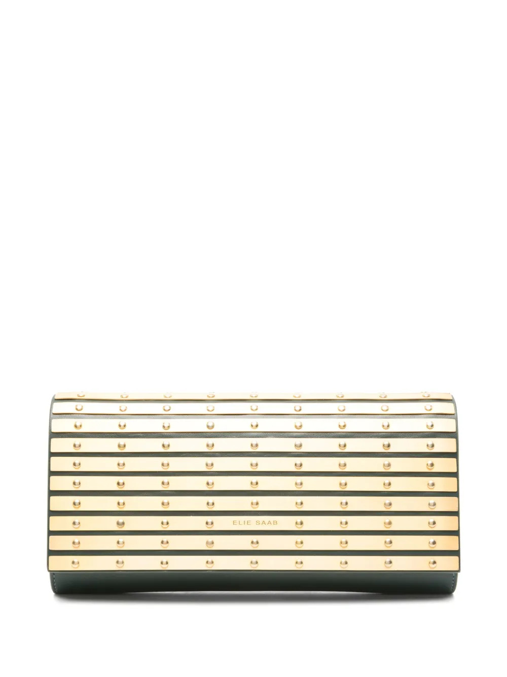 Elie Saab Leather Clutch Bag | Green | FARFETCH JO | Farfetch Global