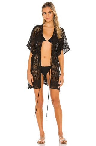 Michael Stars Leni Ruana in Black from Revolve.com | Revolve Clothing (Global)