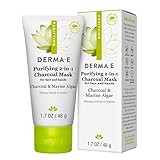 derma e Purifying 2-in-1 Charcoal Face Mask with Activated Charcoal, 1.7 Oz | Amazon (US)