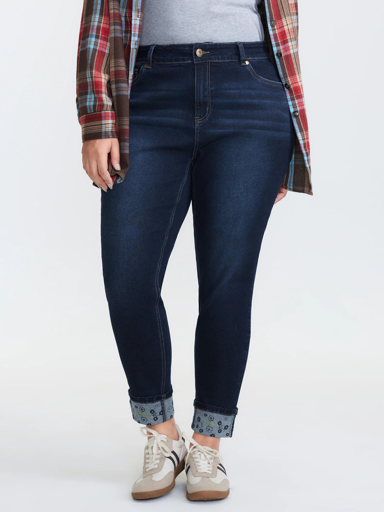 Mid Rise Skinny-Fit Jeans | Bloomchic