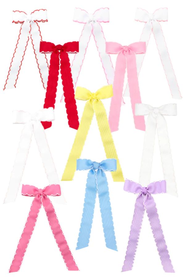 Moonstitch Streamers Hair Bow - More Colors | The Frilly Frog