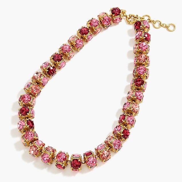 Twisted crystal necklace | J.Crew US