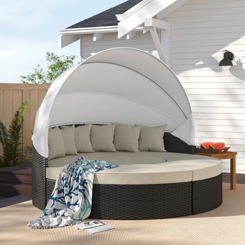 Modway Stopover Outdoor Patio Sunbrella Daybed | Wayfair North America