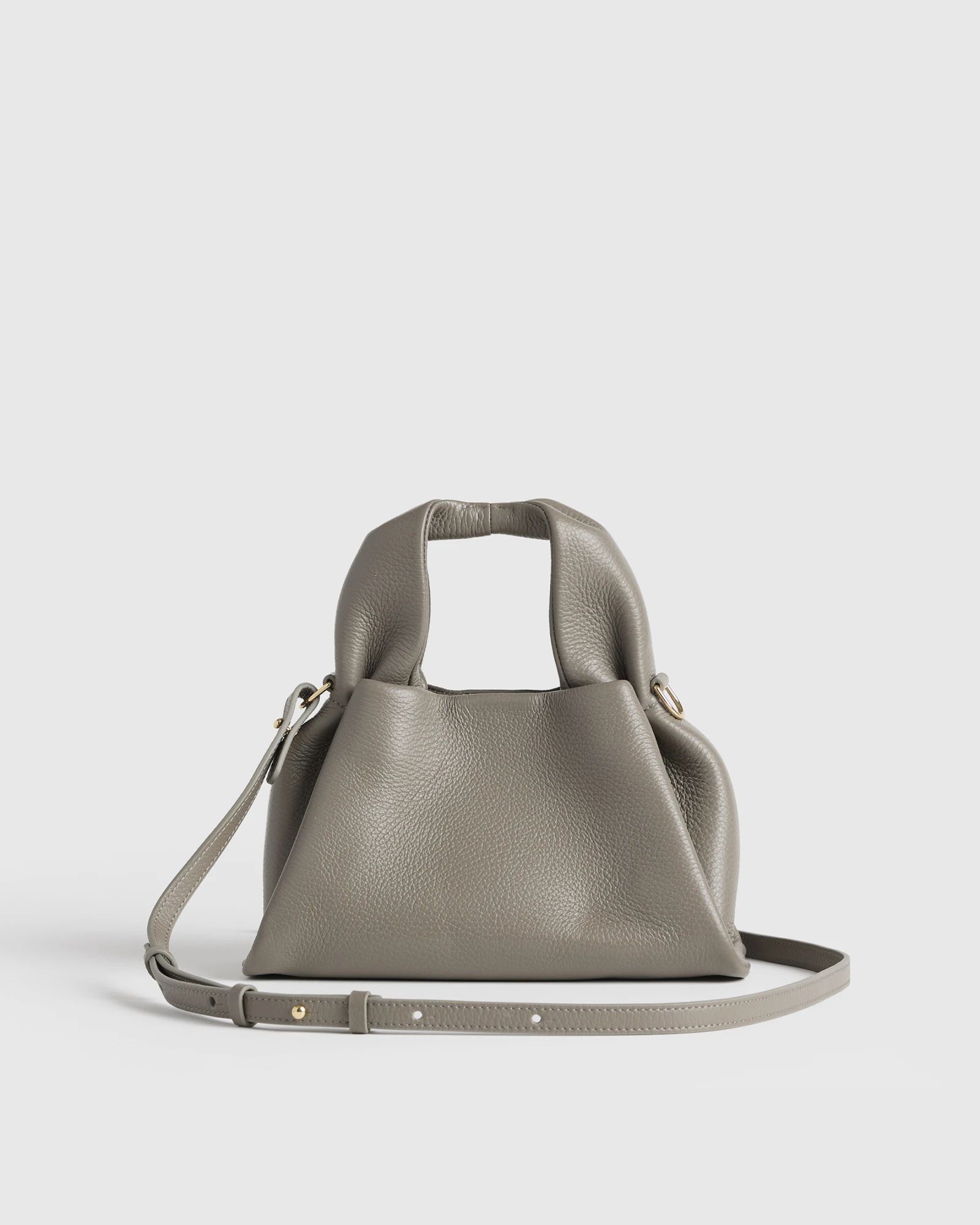 Italian Leather Trapeze Crossbody | Quince