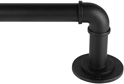 Rustic Curtain Rod, Industrial Curtain Rods for Windows 28 to 48 Inches, Blackout Wrap Around Cur... | Amazon (US)