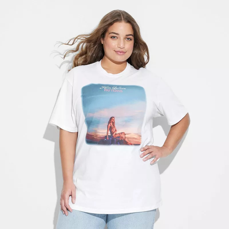 Women's Kelsea Ballerini Short Sleeve Graphic T-Shirt - White | Target