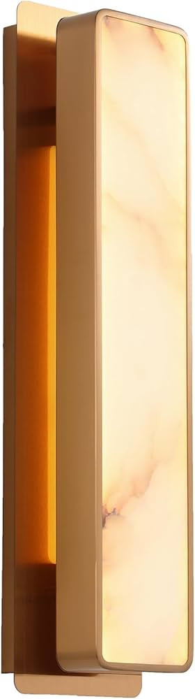 Modern LED Natural Alabaster Gypsum Wall lamp 15W Warm Yellow 2700K Wall Mounted Wall lamp Indoor... | Amazon (US)