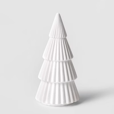 10.5" Flocked Tree Decorative Figurine White - Wondershop™ | Target