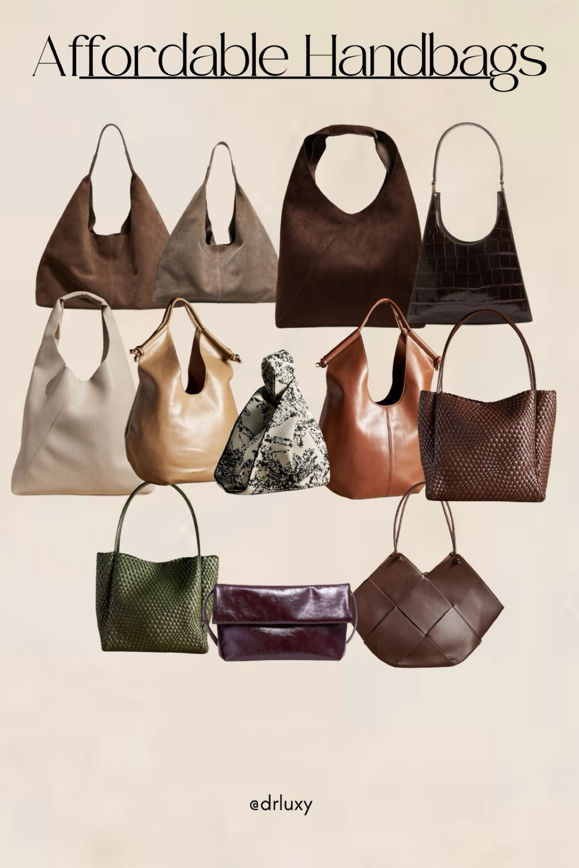 Affordable handbags - all under $220
Brown handbag 
Suede handbag 
Boho handbag 
Green handbag 
Burgundy handbag 
Fall handbags 
Purses 
Minimal handbags



#LTKItBag #LTKParties #LTKStyleTip