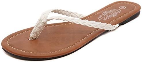 Charles Albert Women's Easy Braided Thong Flip Flop Sandal | Amazon (US)