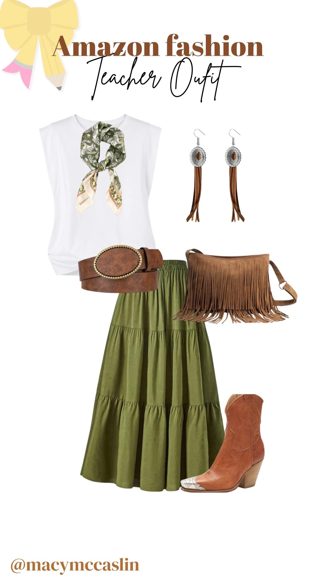Loving this teacher outfit look! Perfect for those casual days at work. 🌵👗 #TeacherOutfit #AmazonStyle 

 #LTKootd #LTKSeasonal #LTKSaleAlert
