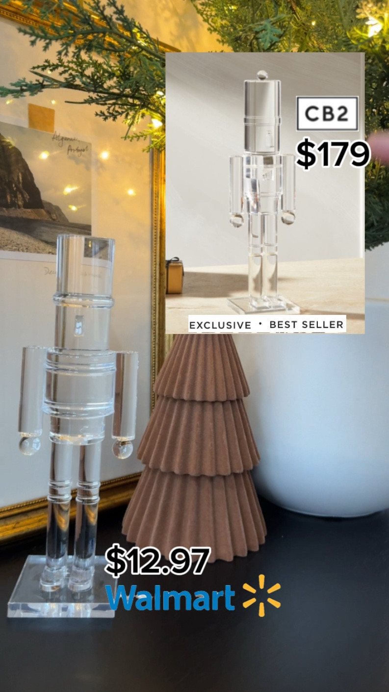 This look for less acrylic modern nutcracker is such great quality! The perfect Christmas decor! 

#LTKHome #LTKHoliday #LTKSeasonal