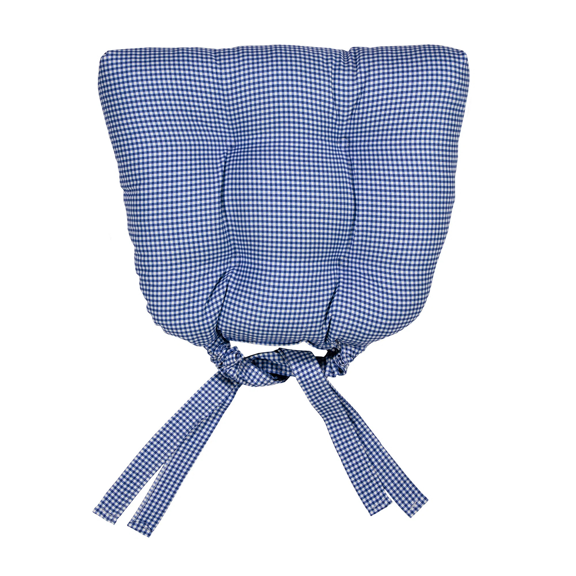 Melanie Blue/White Check Indoor Dining Seat Cushion (Set of 4) (Set of 4) | Wayfair North America