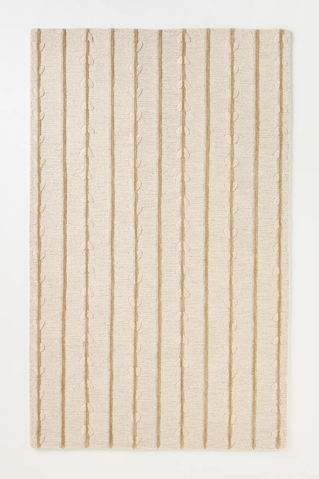 Tufted Wool Striped Rug | Anthropologie (US)