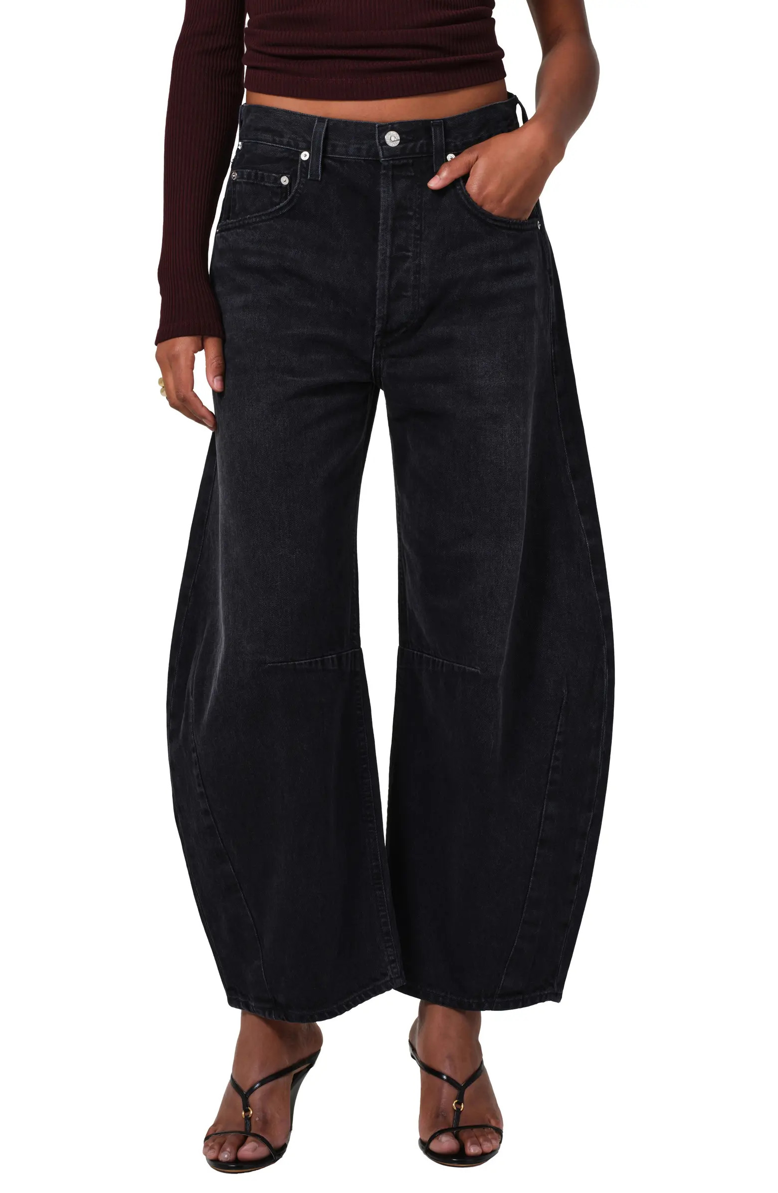 Citizens of Humanity Horseshoe Superhigh Waist Ankle Barrel Jeans | Nordstrom | Nordstrom