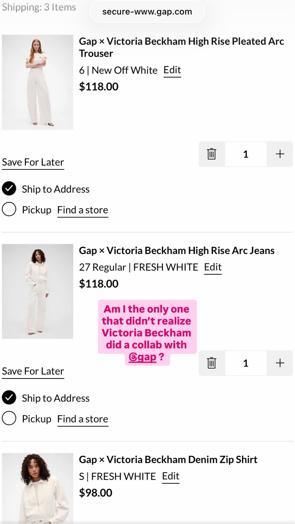 How did we not realize VB did a collab with @gapstyle ?! Here’s what I ordered

#LTKSeasonal