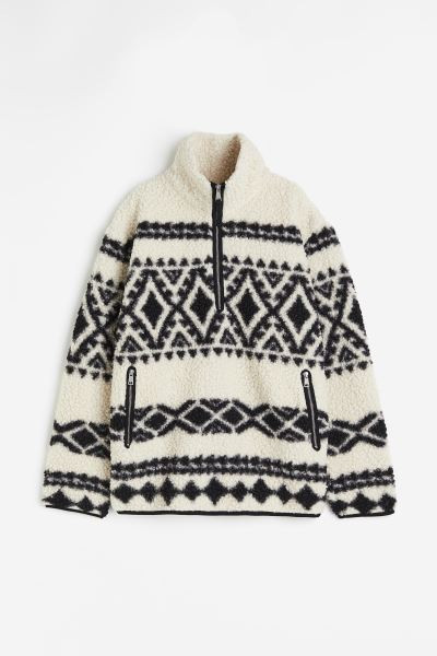 Half-zip Teddy Jacket | H&M (US + CA)