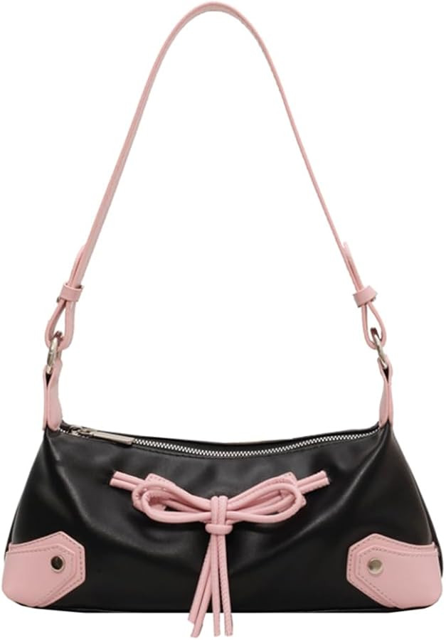 Juoxeepy Coquette Aesthetic Bow Trend Shoulder Bag Purse Bow Tie Handbag Crossbody Purse Trendy C... | Amazon (US)
