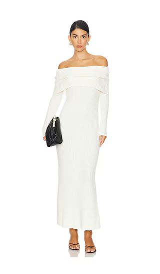 Sade Maxi Knit Dress in Ivory | Revolve Clothing (Global)